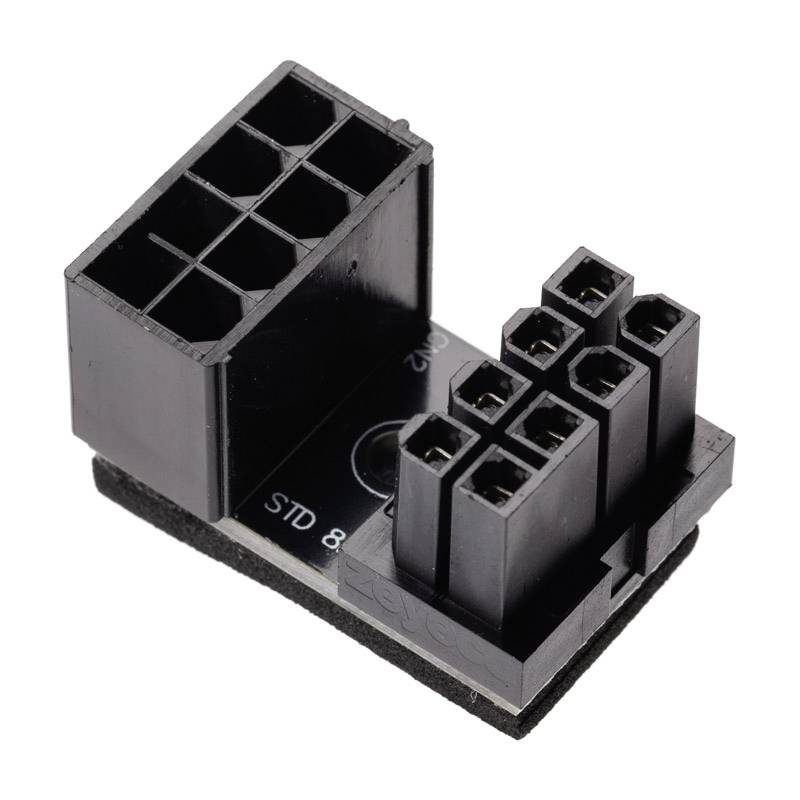 inLine Strom Adapter [1x ATX-Stecker 8pol. (4+4) - 1x ATX-Buchse 8pol. (4+4)] Schwarz
