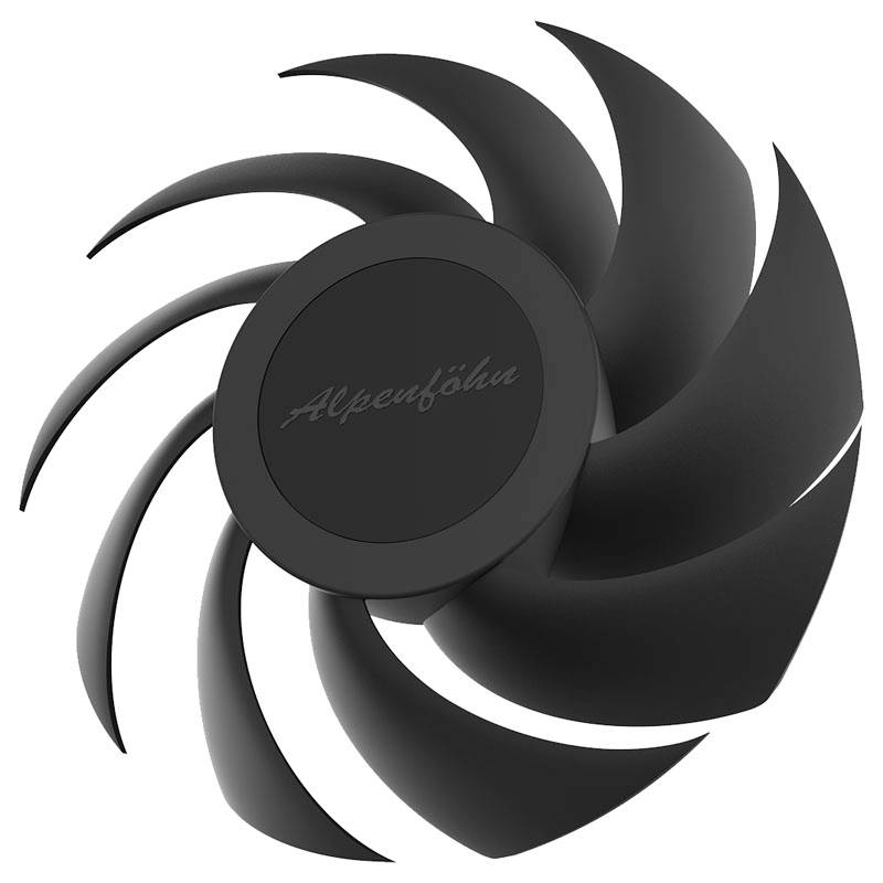 Alpenföhn 120 Jetstream PC-Gehäuse-Lüfter Schwarz (B x H x T) 120 x 120 x 27mm