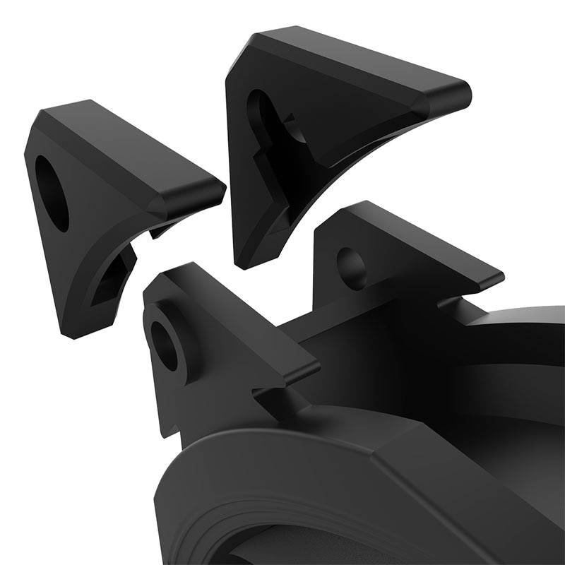 Alpenföhn 120 Jetstream PWM PC-Gehäuse-Lüfter Schwarz (B x H x T) 120 x 120 x 27mm