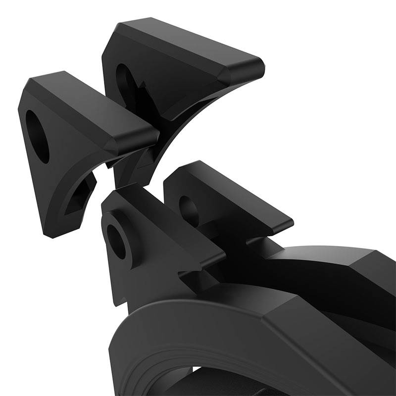 Alpenföhn 120 Jetstream Slim PC-Gehäuse-Lüfter Schwarz (B x H x T) 120 x 120 x 16 mm