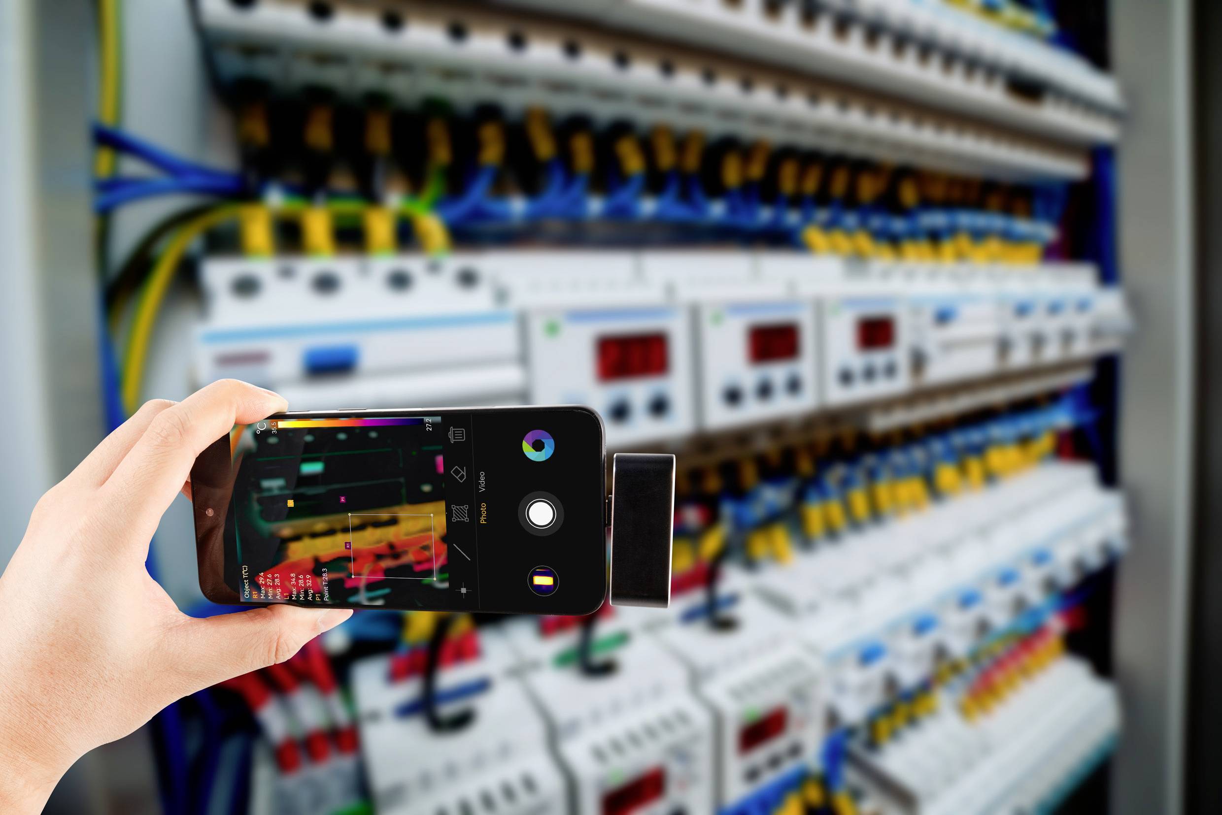 VOLTCRAFT WBS-120 Wärmebildkamera -20 bis 400°C 120 x 90 Pixel 25Hz USB-C® Anschluss für Android Geräte