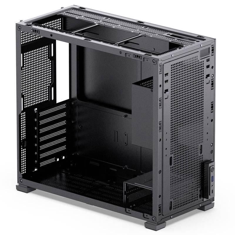 Jonsbo D41 Screen Midi-Tower PC-Gehäuse Schwarz