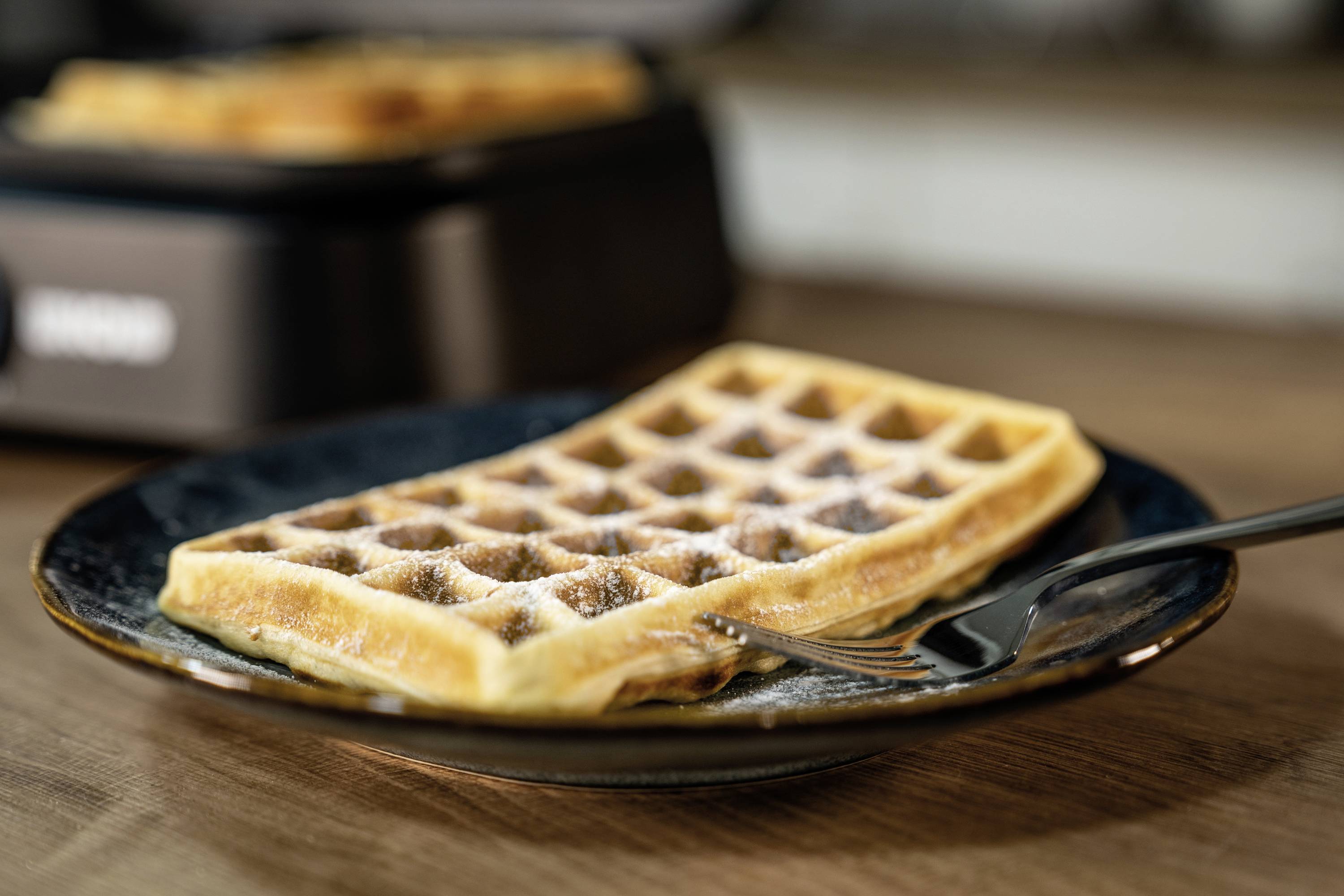 Unold Brüssel Waffeleisen Cool-Touch-Gehäuse Schwarz