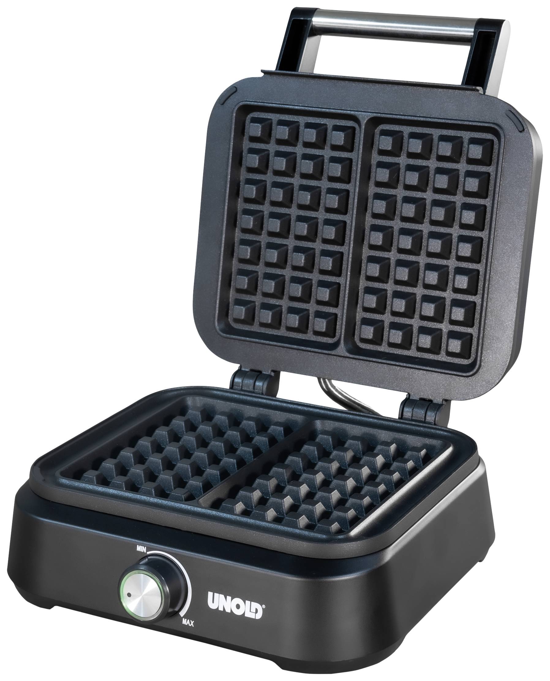 Unold Brüssel Waffeleisen Cool-Touch-Gehäuse Schwarz