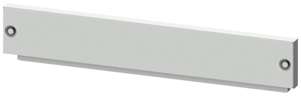 Ein langer, rechteckiger Metallbalken mit zwei Schraubenlöchern an den Enden, vermutlich als Befestigungselement gedacht.