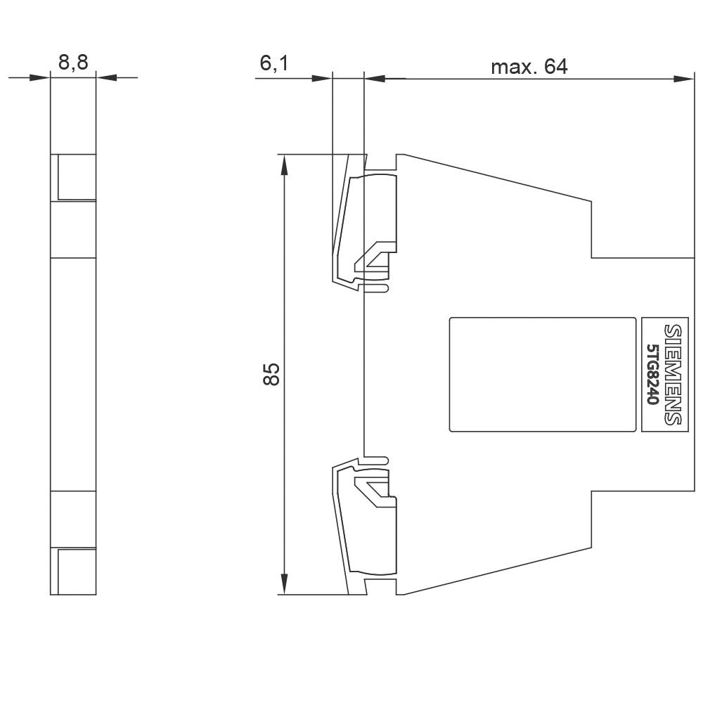 Siemens Schalterprogramm 5TG8240 2 St.