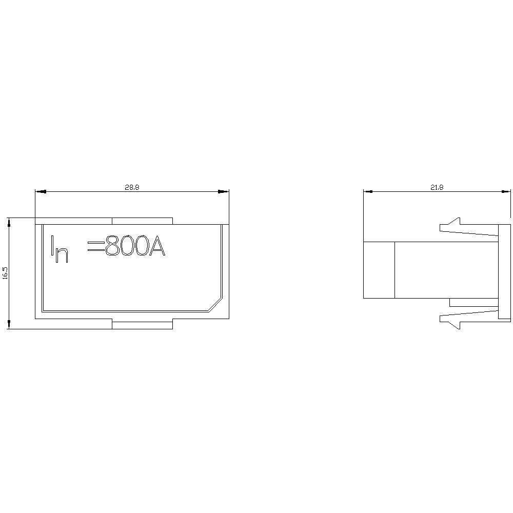 Siemens 3VW9011-0AA56 Bemessungsstrommodul 1St.