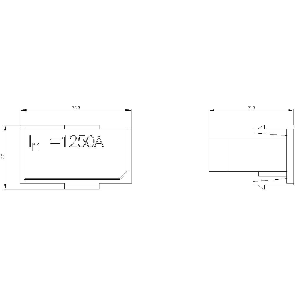 Siemens 3VW9011-0AA58 Bemessungsstrommodul 1St.
