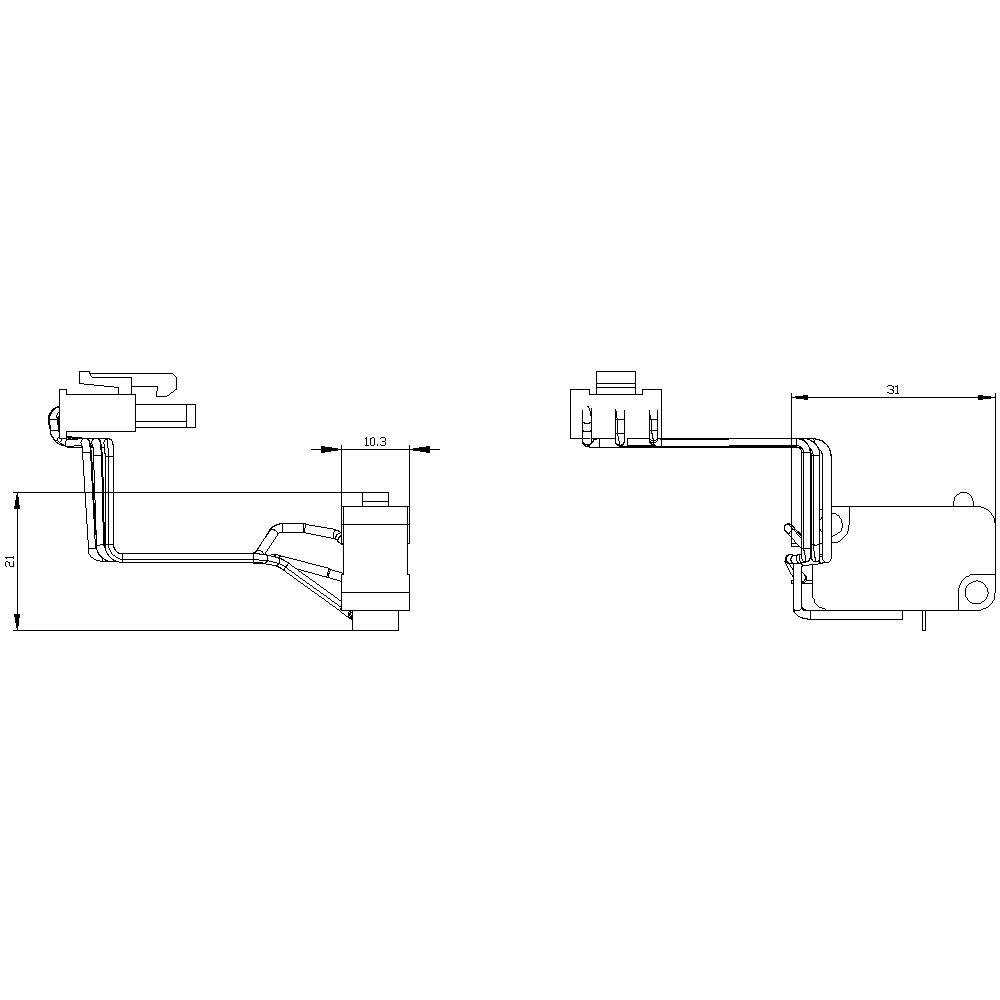 Siemens 3VW9011-0AH10 Speicherzustandsmeldeschalter 1St.