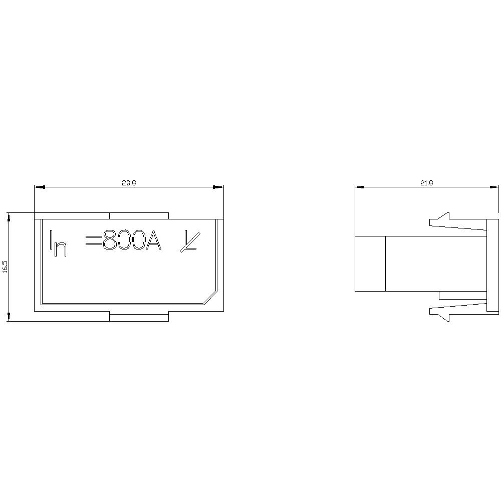 Siemens 3VW9011-0LF56 Bemessungsstrommodul 1St.