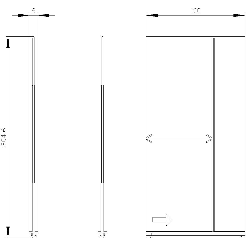 Siemens 3VW9723-0WA01 Phasentrennwand 1St.