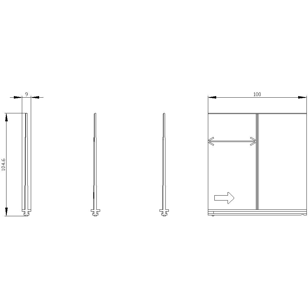 Siemens 3VW9724-0WA10 Phasentrennwand 1St.