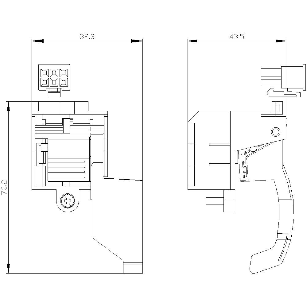 Siemens 3VW9727-0AA21 Hilfsschalter 1St.