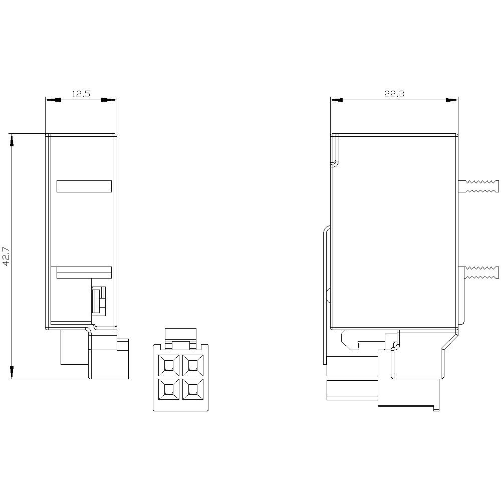 Siemens 3VW9727-0AB13 Ausgelöstmeldeschalter 1St.