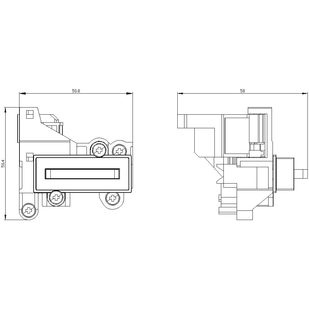 Siemens 3VW9727-0LB10 Abschließvorrichtung 1St.