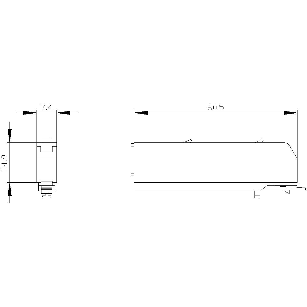 Siemens 3ZY1122-2BA00 Reihenklemme 6St.