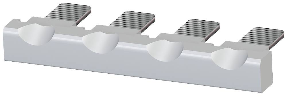 Abbildung eines metallischen Schneidewerkzeugs mit mehreren gebogenen Klingen in einer Reihe. Verwendung in der industriellen Fertigung.