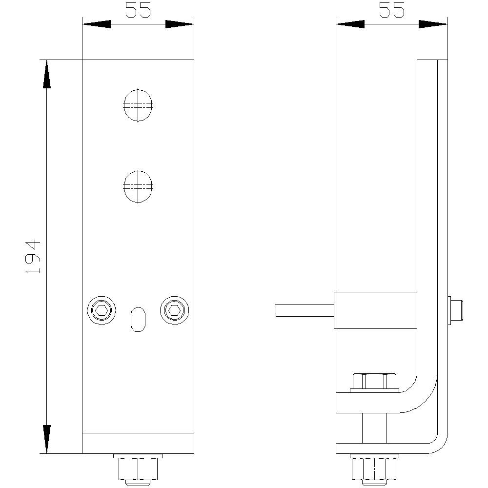 Siemens 3WA9111-0AL14 Frontanschluss 1St.