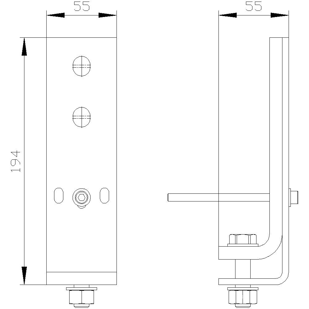 Siemens 3WA9111-0AN12 Frontanschluss 1St.