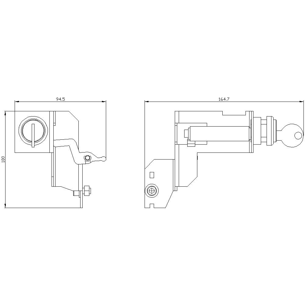 Siemens 3WA9111-0BA76 Abschließvorrichtung 1St.