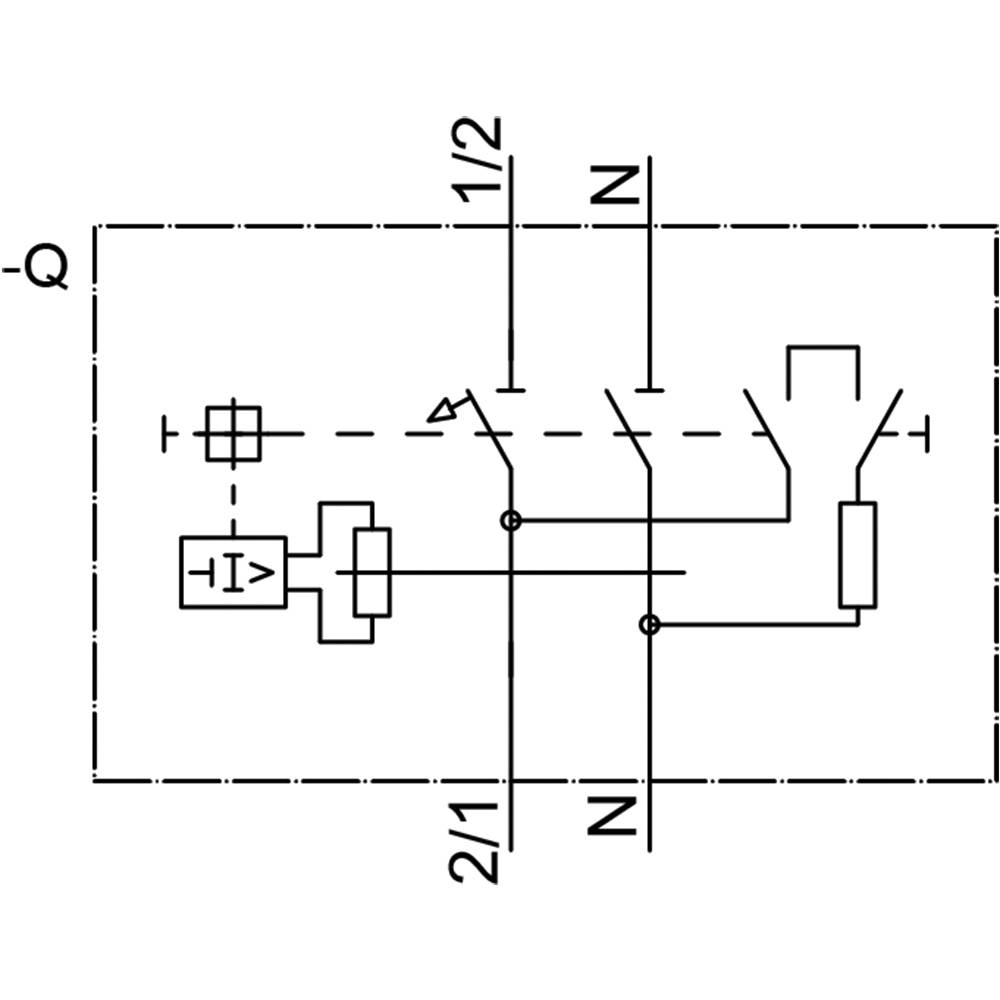 Siemens 5SV13166LK10 FI-Schutzschalter/Leitungsschutzschalter