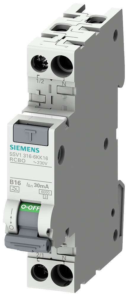 Siemens 5SV16167KK10 FI-Schutzschalter/Leitungsschutzschalter