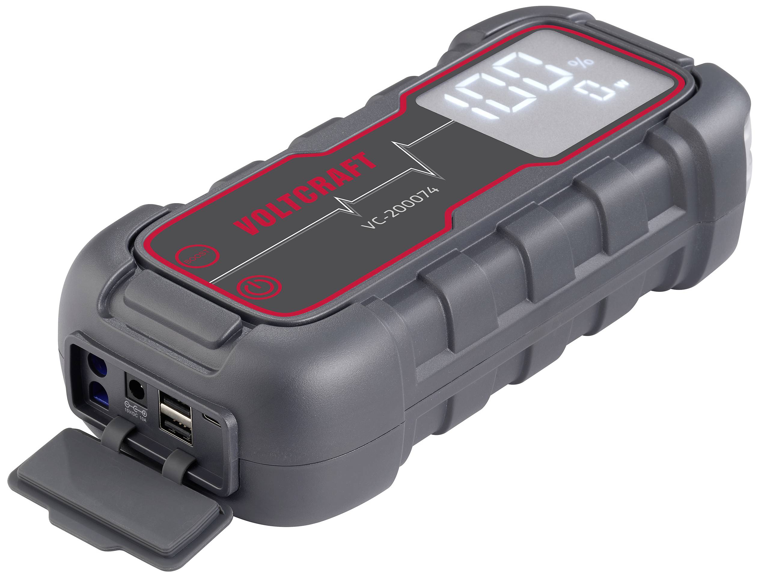 VOLTCRAFT Schnellstartsystem VC-200074 VC-14391115 Starthilfestrom (12 V)=1000A USB-Steckdose 2x, Elektronikschutz