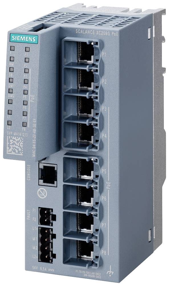 Siemens 6GK5208-0RA00-5AC2 Industrial Ethernet Switch