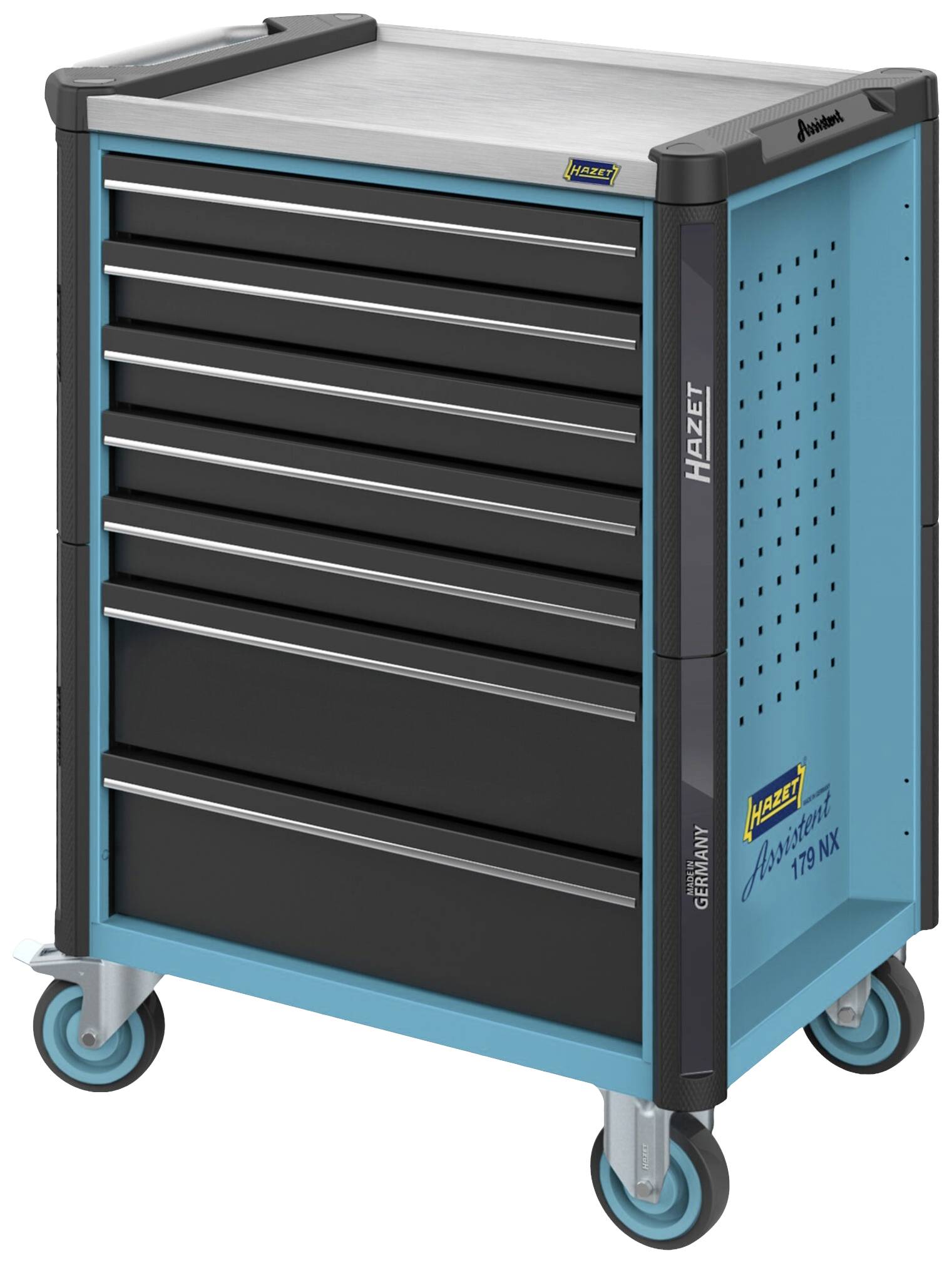 Hazet 179NX-8/314 Werkstattwagen Herstellerfarbe: Schwarz, Blau
