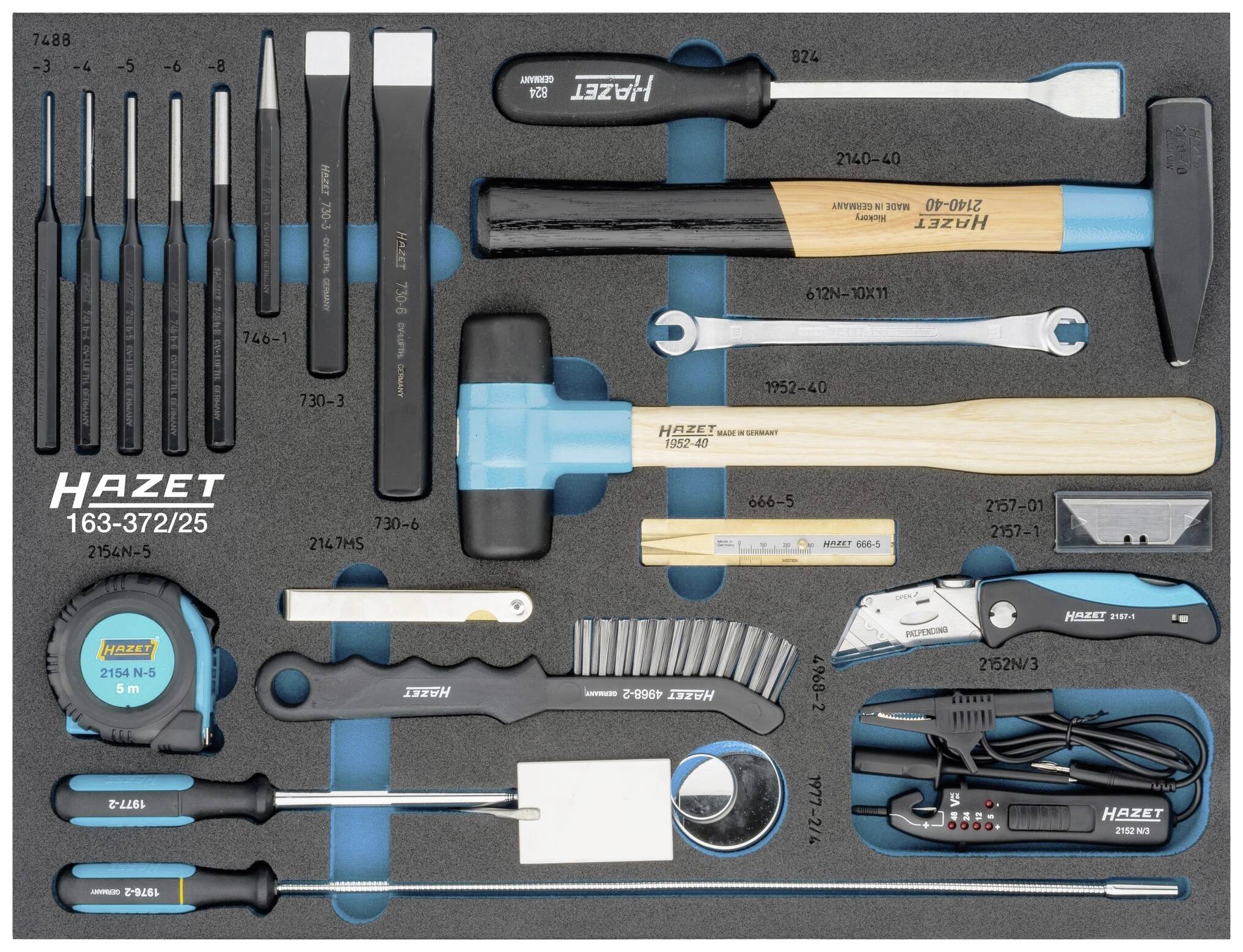 Hazet 179NX-8/314 Werkstattwagen Herstellerfarbe: Schwarz, Blau