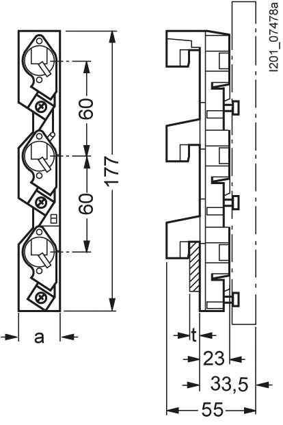 Siemens 5SG6202 Sicherungssockel 4 St.