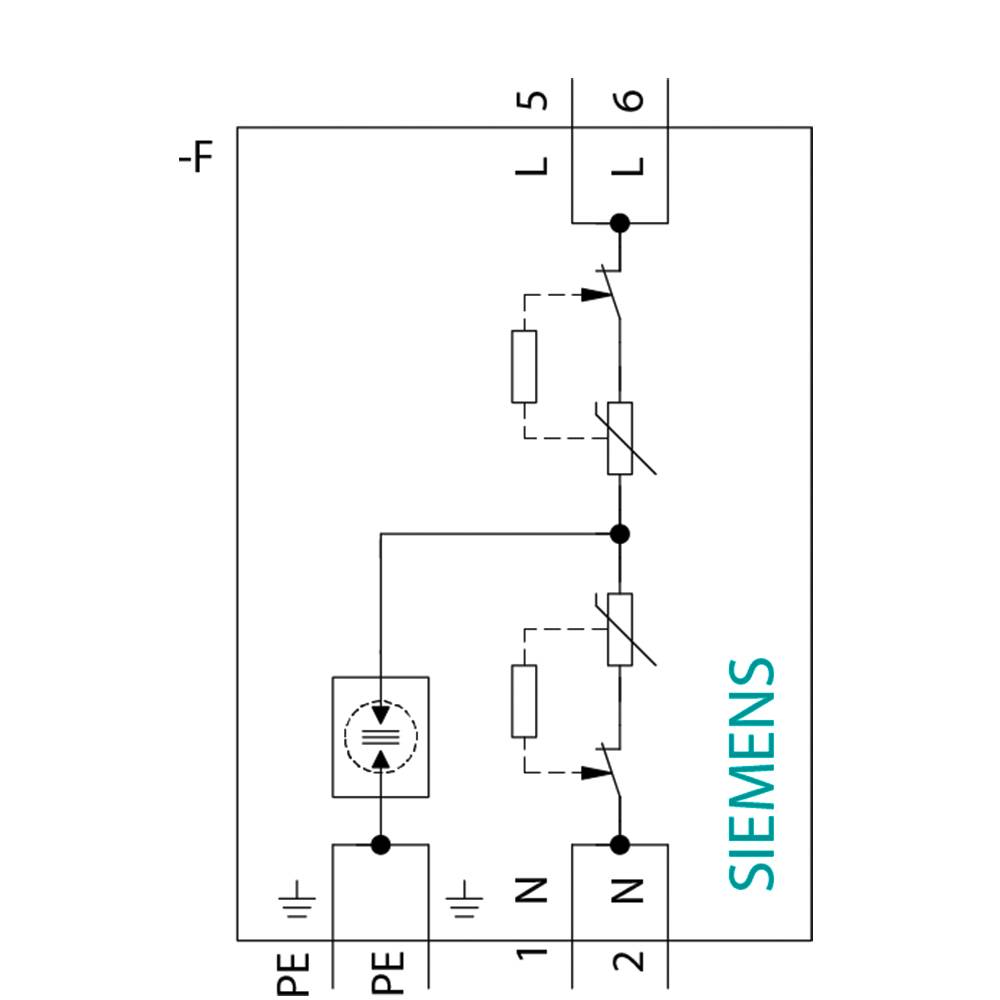 Siemens 5SD74327 5SD7432-7 Kombiableiter 1St.