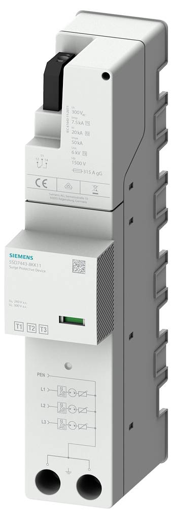 Siemens 5SD74438KK11 5SD7443-8KK11 Kombiableiter 1St.