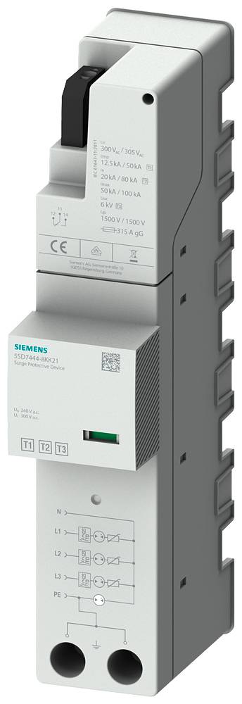 Siemens 5SD74448KK21 5SD7444-8KK21 Kombiableiter 1St.