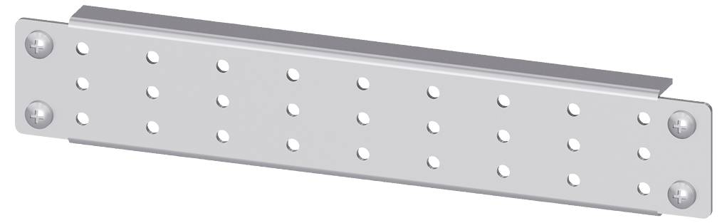 Metallwinkel mit mehrfachen Bohrlöchern, rechteckige Form, verwendet in Konstruktionsprojekten zur Verbindung von Bauteilen.