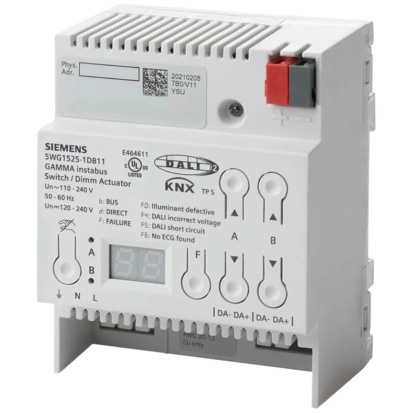 Siemens 5WG15251DB11 Schalt-Dimmaktor 5WG1525-1DB11 Siemens 5WG15251DB11 Schalt-Dimmaktor 5WG1525-1DB11