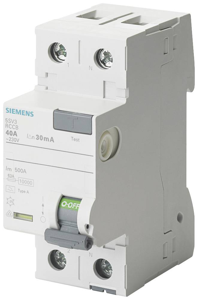 Siemens 5SV31126 5SV3112-6 FI-Schutzschalter