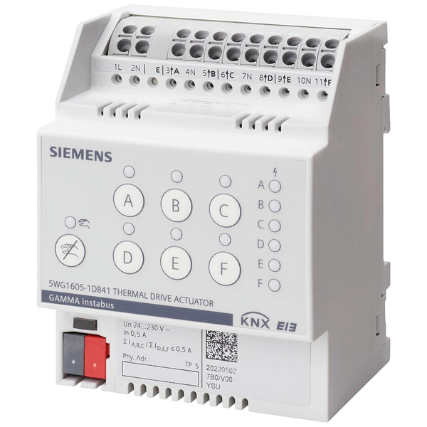 Siemens 5WG16051DB41 Thermoantriebsaktor 5WG1605-1DB41