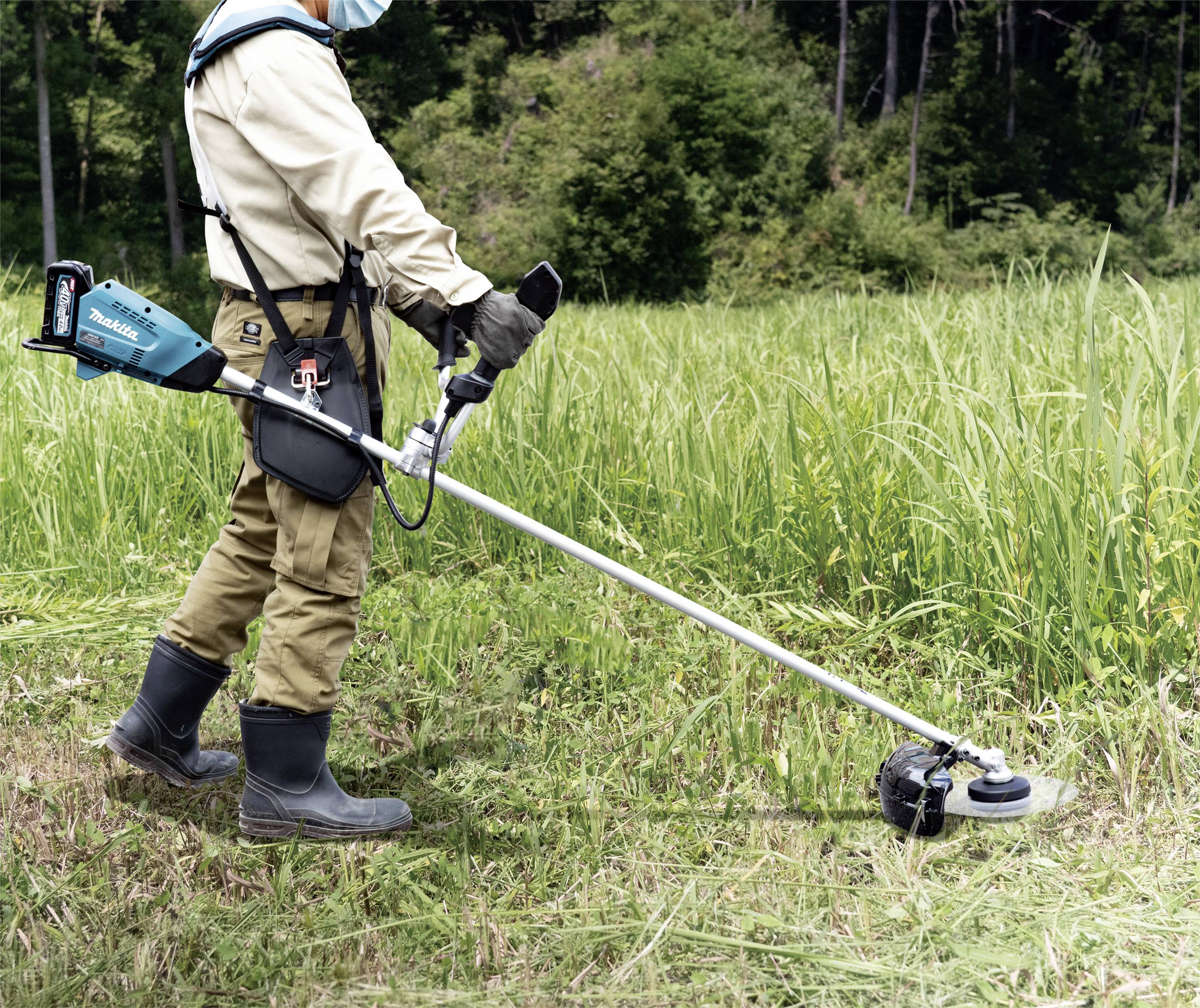 Makita UR016GZ Akku Rasentrimmer ohne Akku 40V Schnittbreite (max.): 330mm