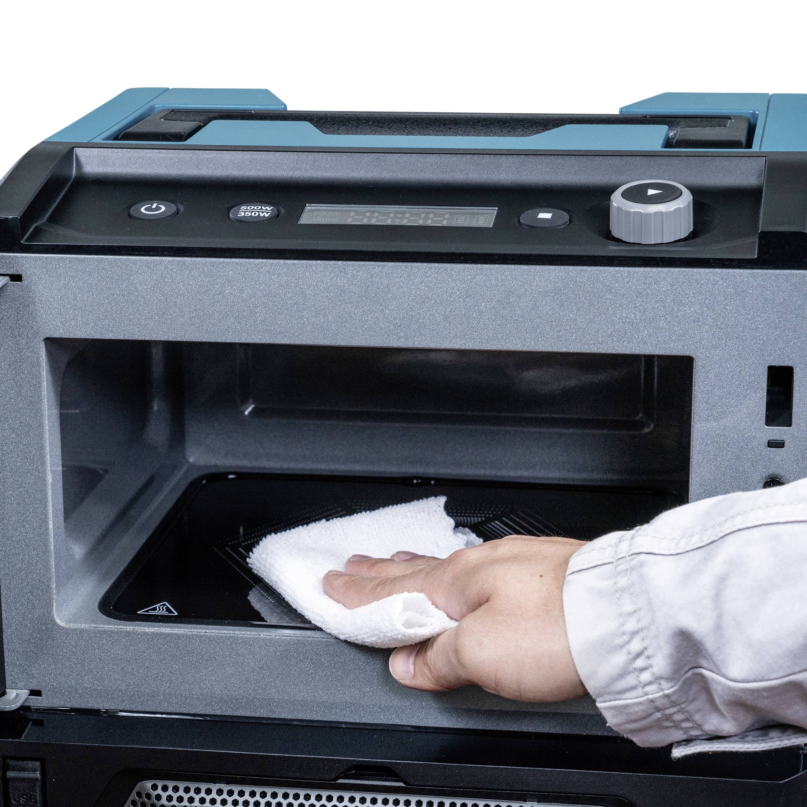 Makita MW001GZ Mikrowelle Türkis, Schwarz 500W