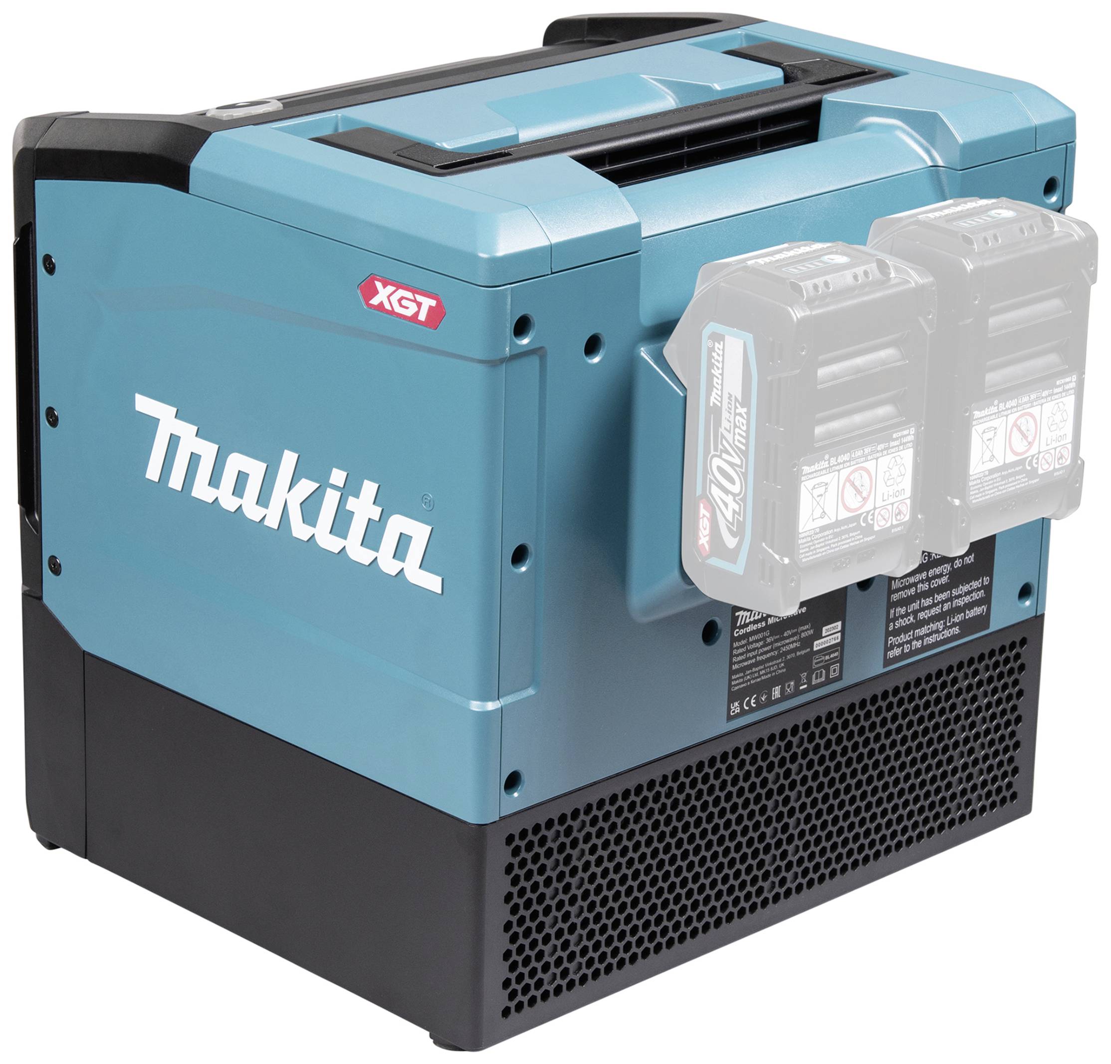 Makita MW001GZ Mikrowelle Türkis, Schwarz 500W