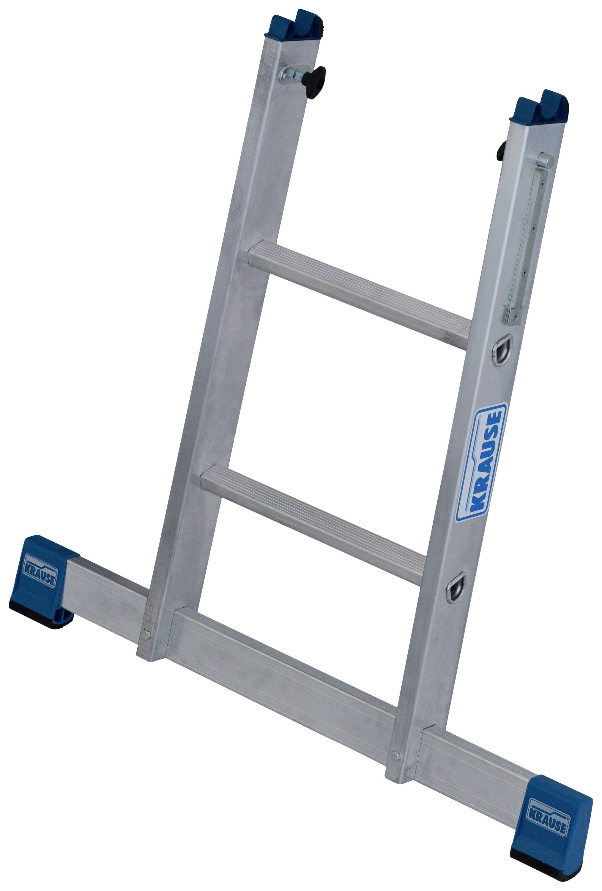 Krause 842350 Aluminium Sprossen-Steckleiter Arbeitshöhe (max.): 5.65m Silber 14.8kg