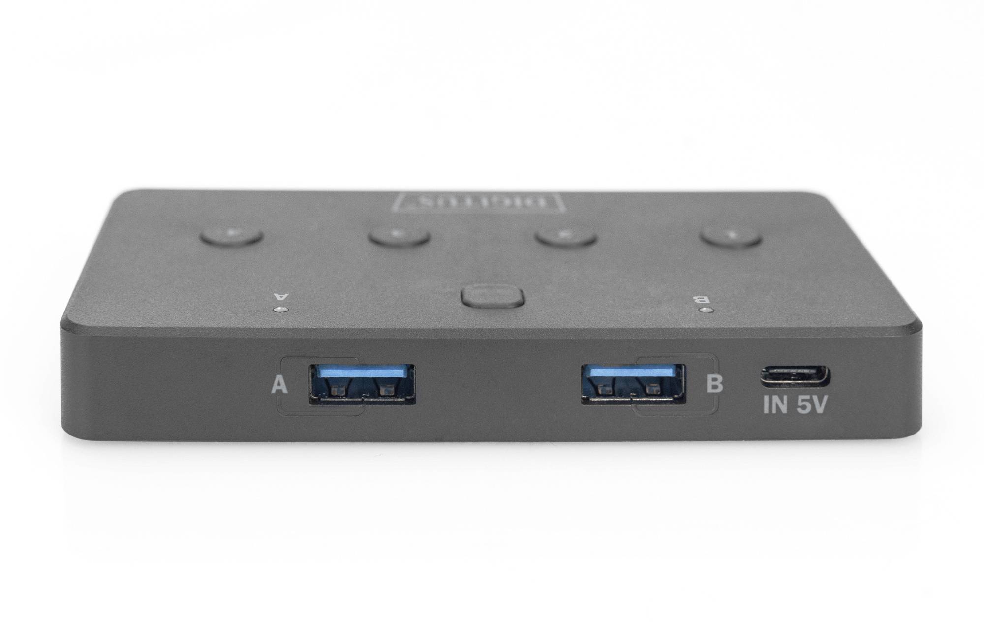 Digitus DA-73301 4 Port USB 3.0-Hub Schwarz