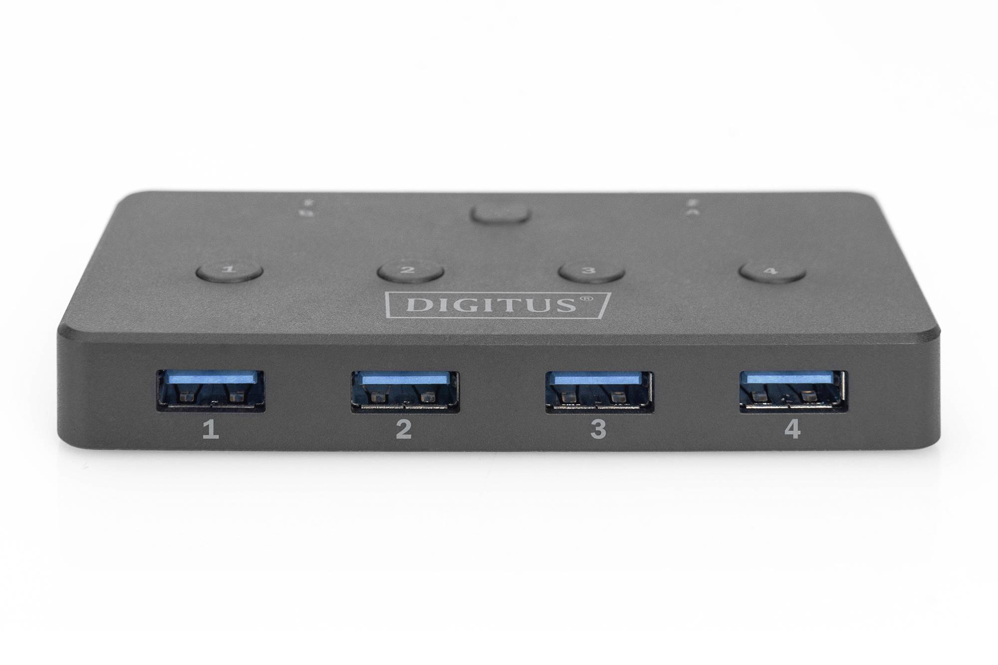 Digitus DA-73301 4 Port USB 3.0-Hub Schwarz