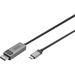 Digitus DB-300334-010-S DisplayPort / USB-C® Adapter [1x USB-C® - 1x DisplayPort Stecker] Schwarz G