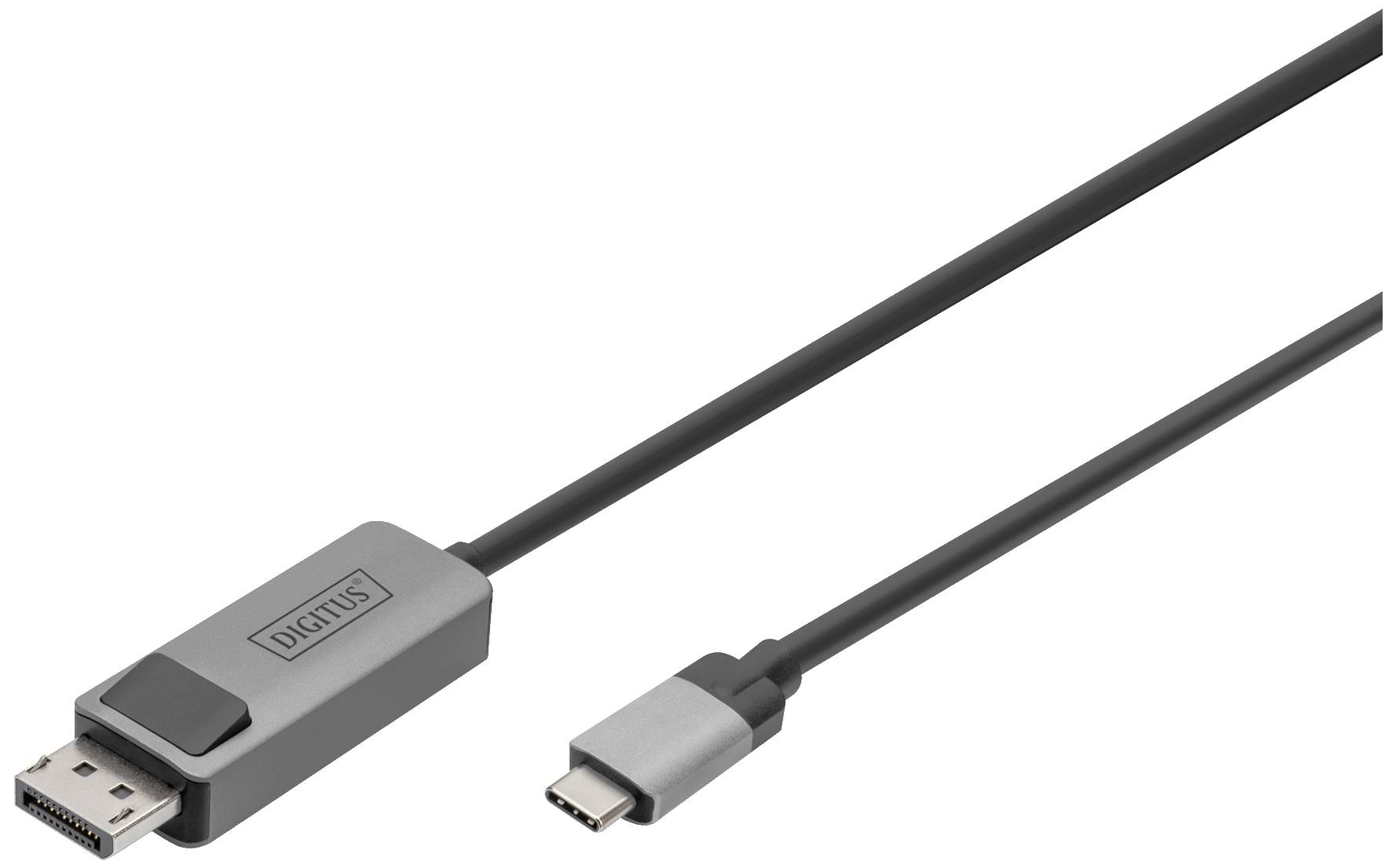 Digitus DB-300334-020-S DisplayPort / USB-C® Adapter [1x USB-C® - 1x DisplayPort Stecker] Schwarz G