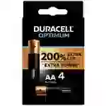 Duracell Optimum Mignon (AA)-Batterie Alkali-Mangan 1.5V 4St. Duracell Optimum Mignon (AA)-Batterie Alkali-Mangan 1.5V 4St.