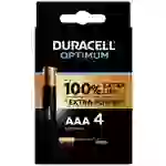 Duracell Optimum Micro (AAA)-Batterie Alkali-Mangan 1.5V 4St. Duracell Optimum Micro (AAA)-Batterie Alkali-Mangan 1.5V 4St.