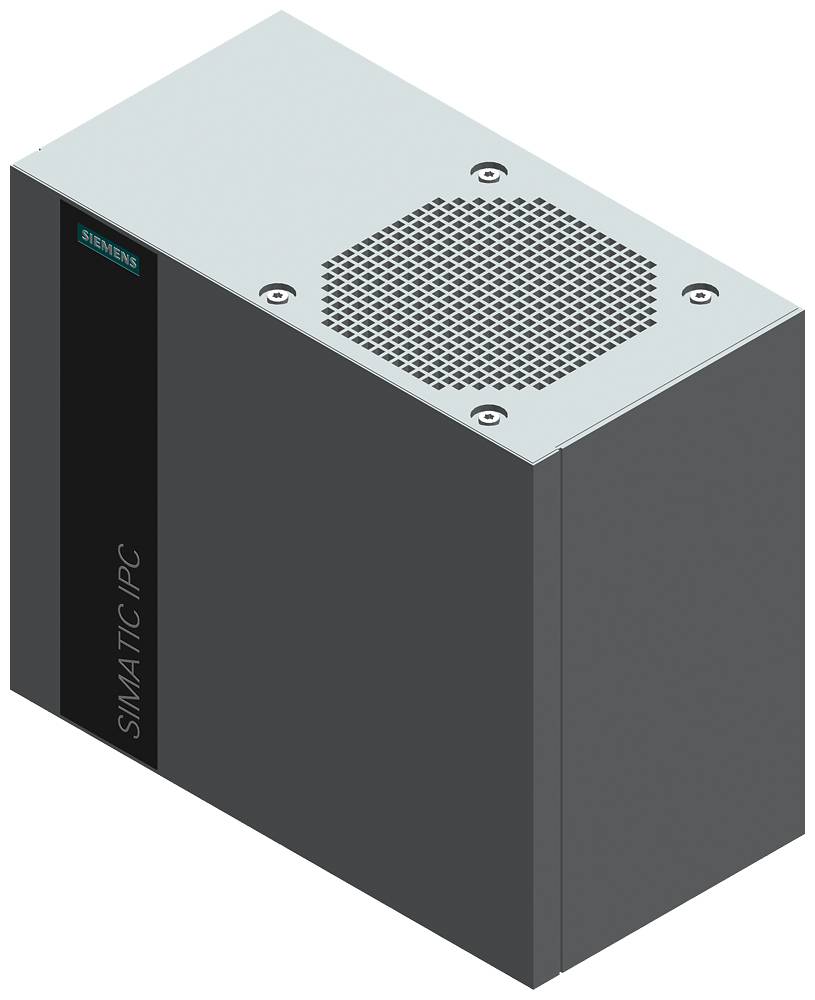 Graue Siemens SIMATIC IPC Box-PC mit Lüftungsgittern auf der Oberseite.
