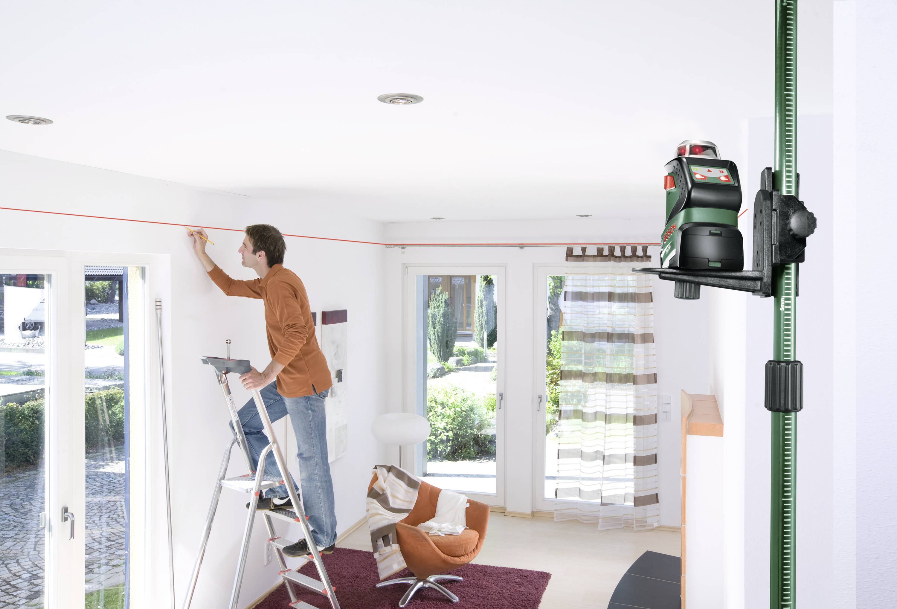 Bosch Home and Garden PLL 360 + TP 320, B-Ware Optisches Nivelliergerät selbstnivellierend, inkl. Stativ Reichweite (max.): 10m